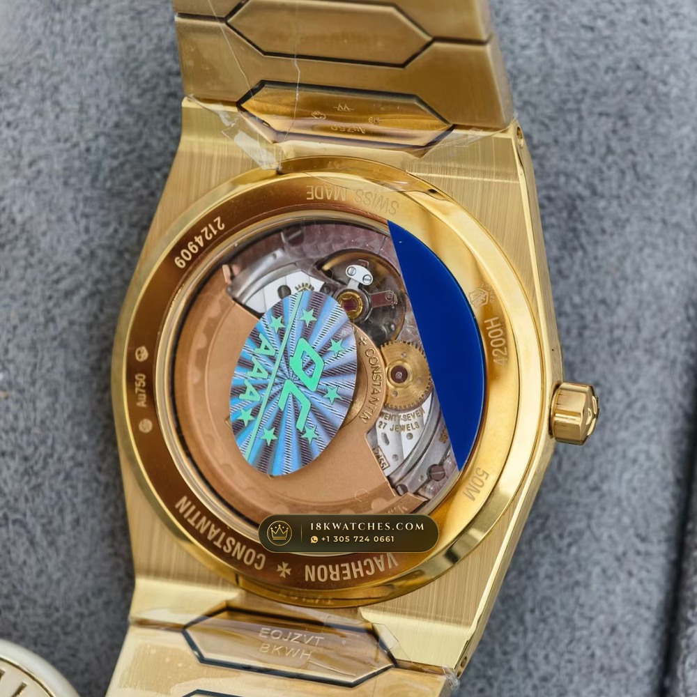 Vacheron Constantin Historiques 222 Jumbo 37mm 18K Yellow Gold Ref. 4200H/222J-B935 — Studio Gallery Plate VII in 18K Yellow Gold Au750 (169.6g Verified Mass, Vacheron Constantin Cal. 2455/2 - 22K Gold Rotor)
