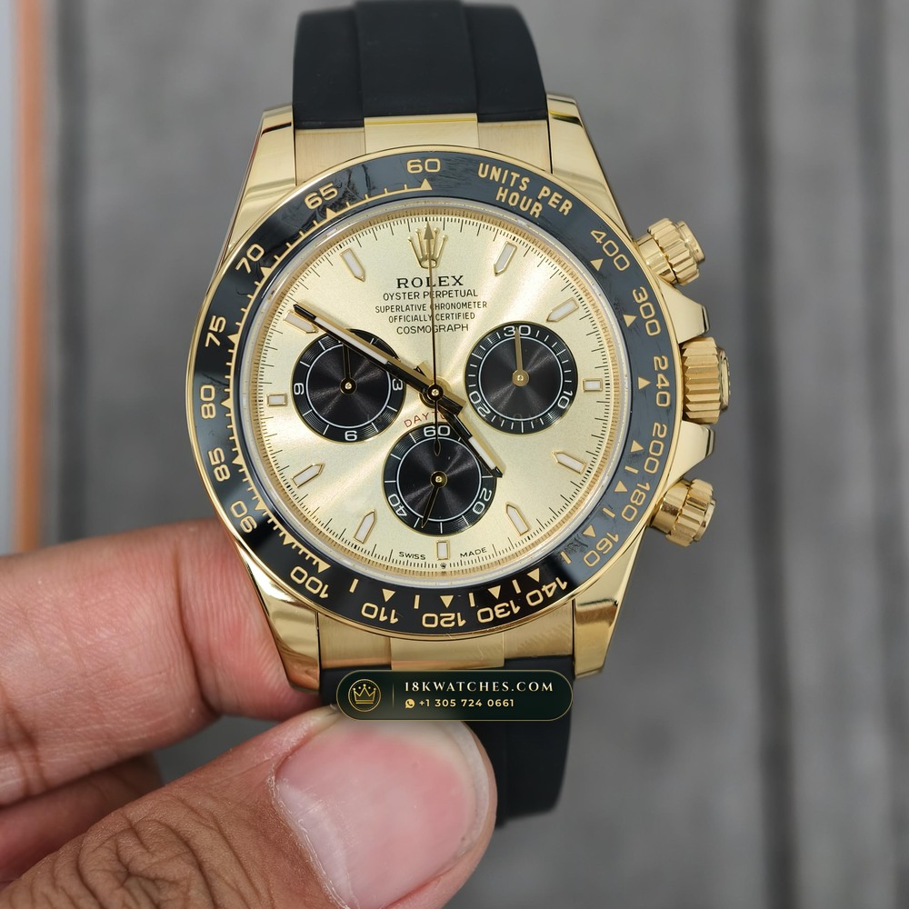 Rolex Cosmograph Daytona 18K Yellow Gold Chronometer Regulated Spec Ref. 126518LN