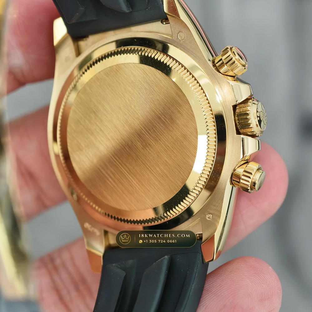 Rolex Cosmograph Daytona 18K Yellow Gold Chronometer Regulated Spec Ref. 126518LN — Studio Gallery Plate VI in 18K Yellow Gold Au750 (160.9g Verified Mass, Rolex Manufacture Cal. 4131 - 72h Power Reserve)