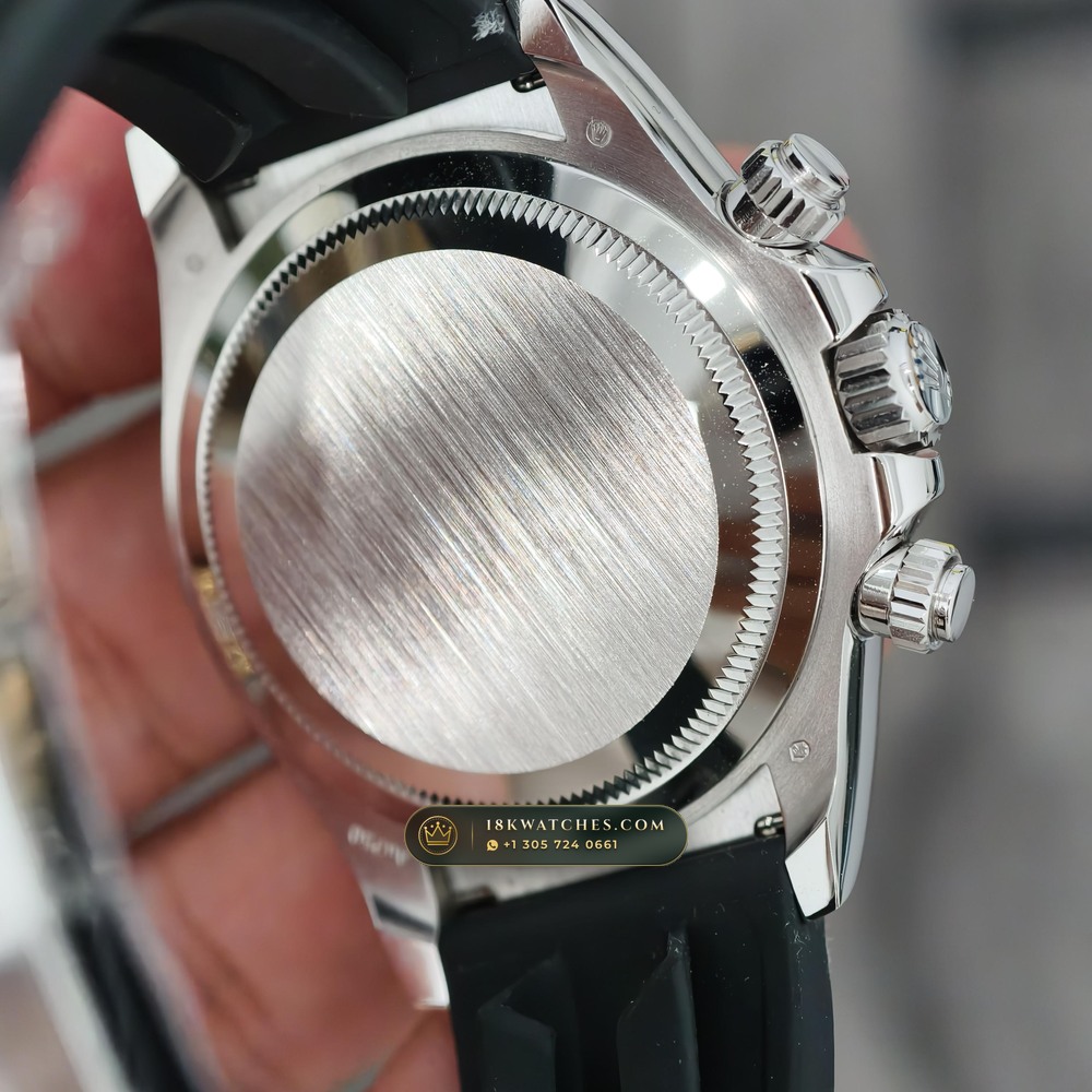 Rolex Cosmograph Daytona Gibeon Meteorite Dial 18K White Gold Geneva Atelier Spec Ref. 126519LN — Studio Gallery Plate VI in 18K White Gold Au750 (160.7g Verified Mass, Rolex Manufacture Cal. 4131 - 72h Power Reserve)