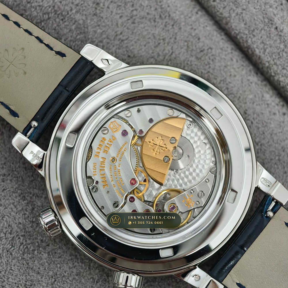 Patek Philippe Grand Complications Sky Moon Celestial 950 Platinum Ref. 6102P-001 — Studio Gallery Plate VII in 950 Platinum Pt950 (147.9g Verified Mass, Patek Philippe Cal. 240 LU CL C - 22K Gold Micro-Rotor)