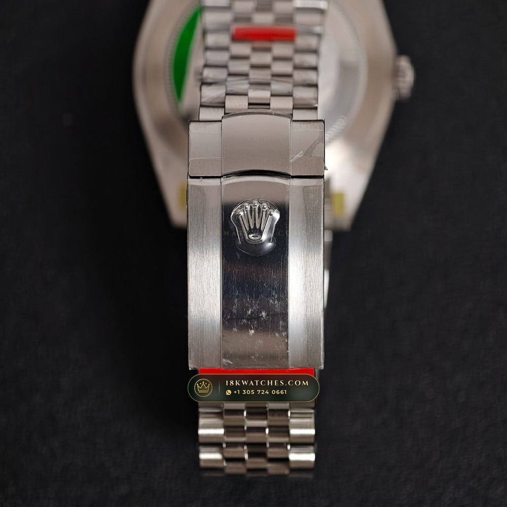 Rolex Datejust 41 Graduated Green Ombre Sunray Dial Ref. 126334 — Studio Gallery Plate VII in 904L Stainless Steel Custom Architecture (136.7g Verified Mass, Rolex Manufacture Cal. 3235 - 70h Power Reserve)