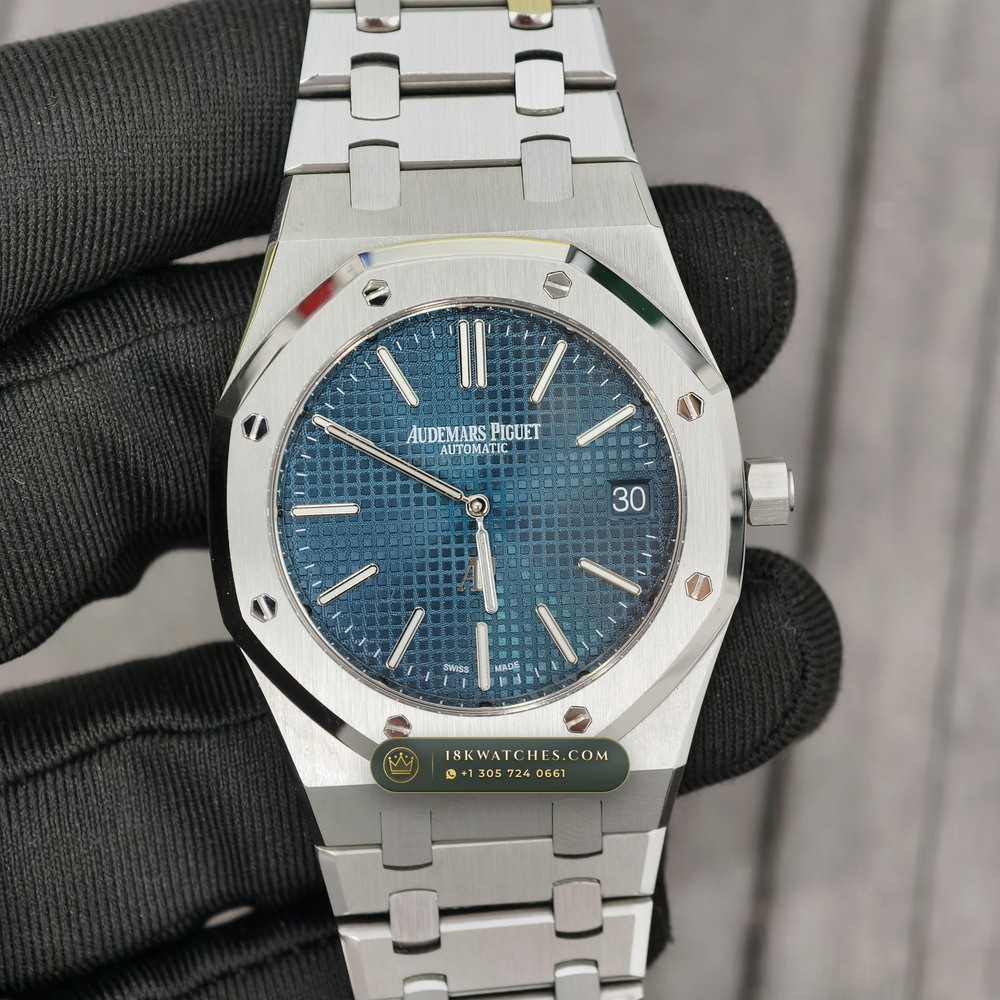 Audemars Piguet Royal Oak Jumbo Extra-Thin 39mm Custom Tapestry Dial Ref. 15202ST