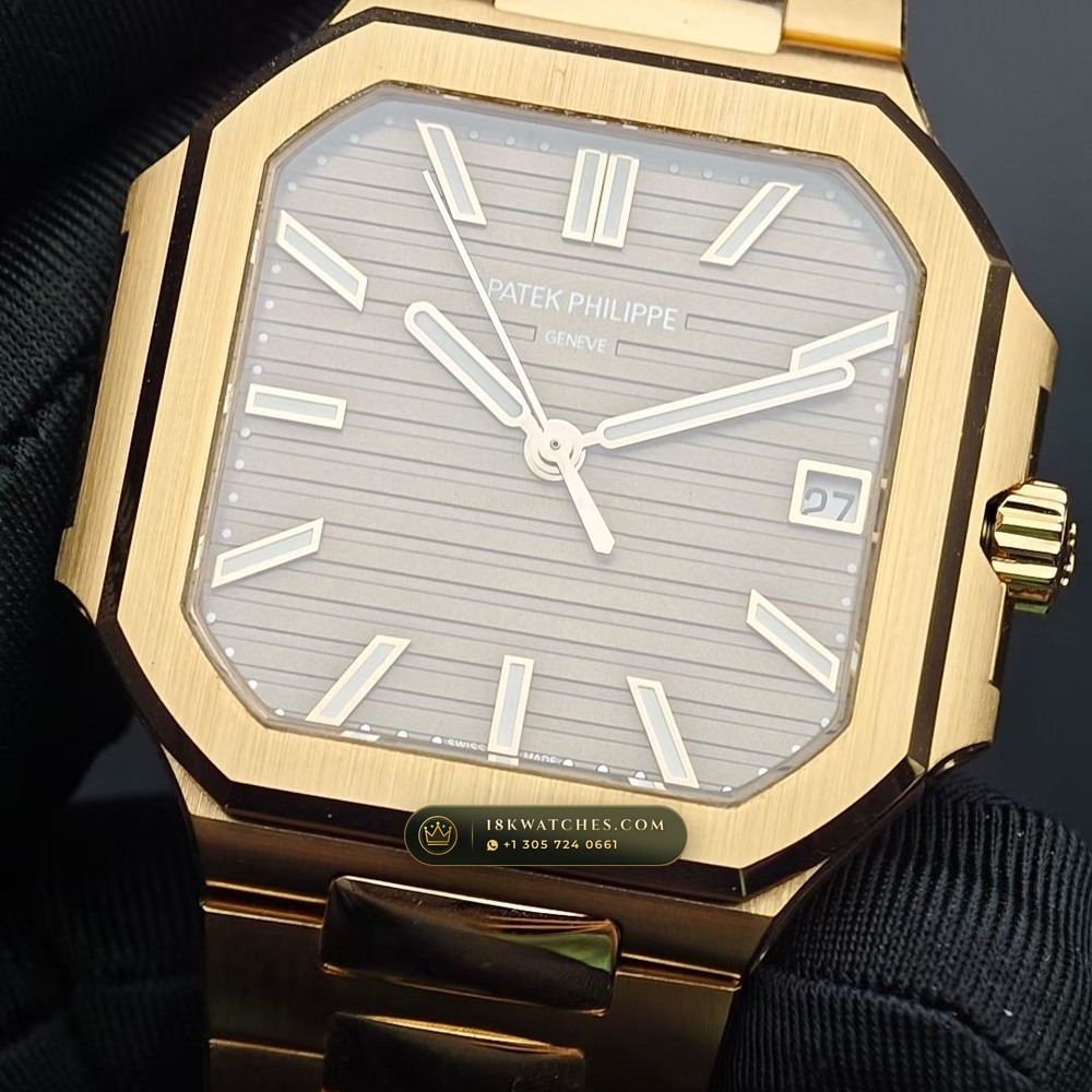 Patek Philippe Cubitus Self-Winding 18K Rose Gold Ref. 7128/1R-001 — Studio Gallery Plate II in 18K Rose Gold Au750 (188.0g Verified Mass, Patek Philippe Cal. 26-330 S C)