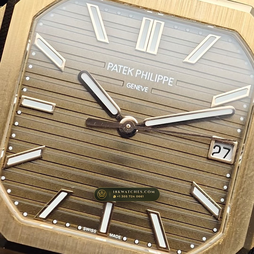 Patek Philippe Cubitus Self-Winding 18K Rose Gold Ref. 7128/1R-001 — Studio Gallery Plate IV in 18K Rose Gold Au750 (188.0g Verified Mass, Patek Philippe Cal. 26-330 S C)