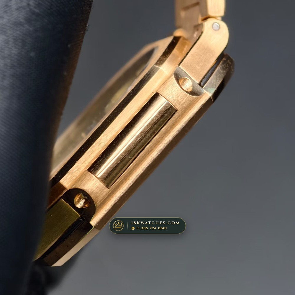 Patek Philippe Cubitus Self-Winding 18K Rose Gold Ref. 7128/1R-001 — Studio Gallery Plate VI in 18K Rose Gold Au750 (188.0g Verified Mass, Patek Philippe Cal. 26-330 S C)