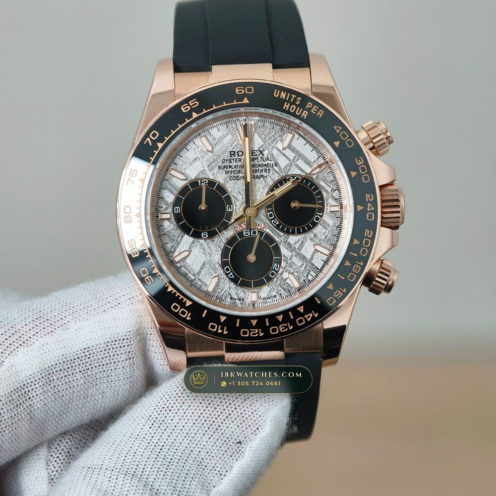 Rolex Cosmograph Daytona Gibeon Meteorite Dial 18K Everose Gold Ref. 126515
