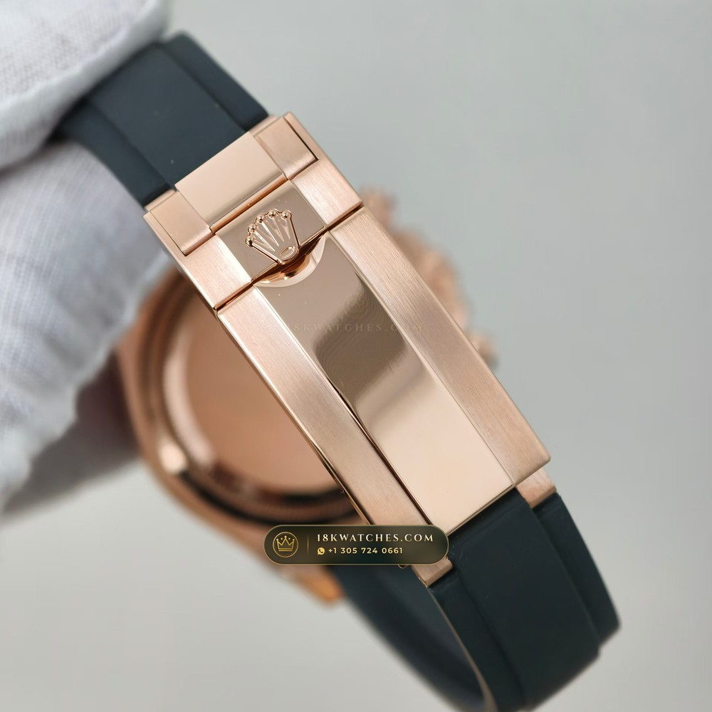Rolex Cosmograph Daytona Gibeon Meteorite Dial 18K Everose Gold Ref. 126515 — Studio Gallery Plate VI in 18K Rose Gold Au750 (160.9g Verified Mass, Rolex Manufacture Cal. 4131 - 72h Power Reserve)