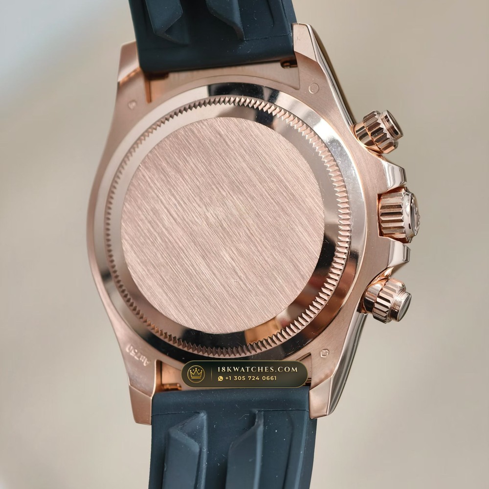 Rolex Cosmograph Daytona Gibeon Meteorite Dial 18K Everose Gold Ref. 126515 — Studio Gallery Plate VII in 18K Rose Gold Au750 (160.9g Verified Mass, Rolex Manufacture Cal. 4131 - 72h Power Reserve)