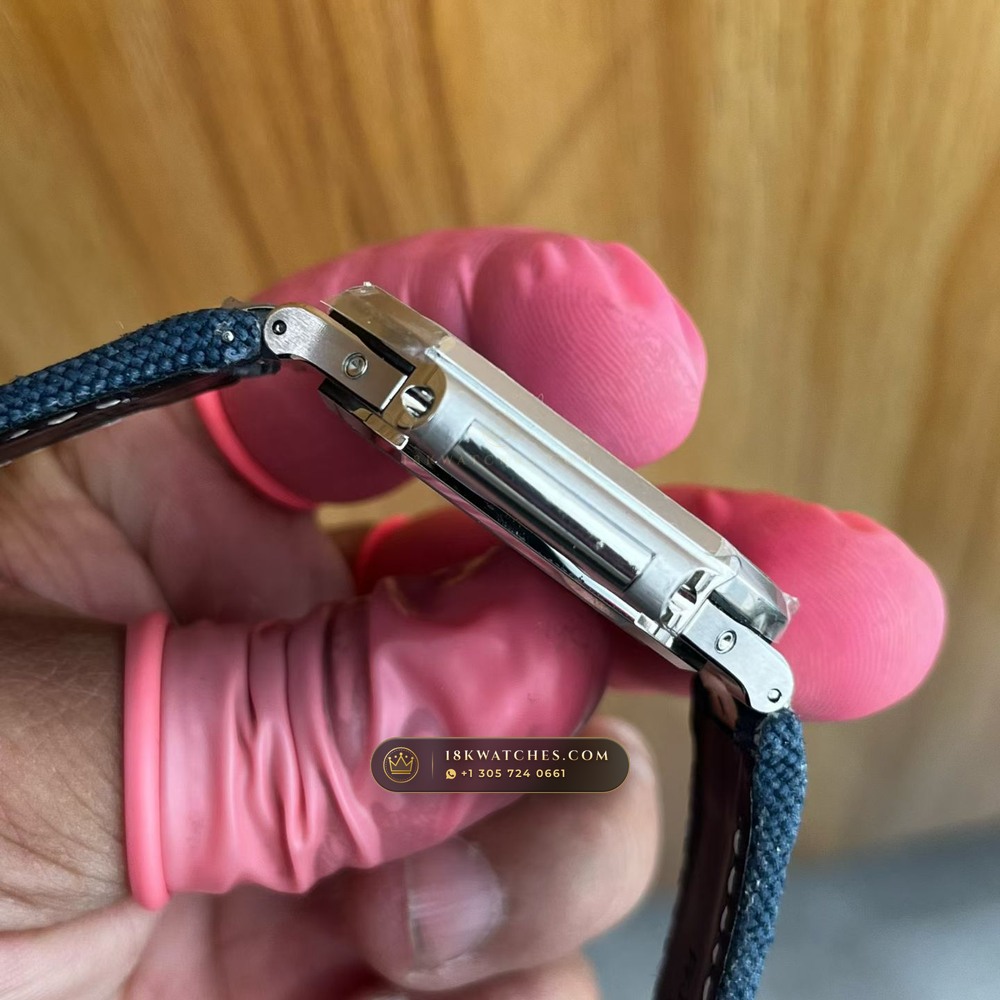 Patek Philippe Cubitus Grand Date Day and Moon Phases 950 Platinum Ref. 5822P-001 — Studio Gallery Plate III in 950 Platinum Pt950 (156.1g Verified Mass, Patek Philippe Cal. 240 PS CI J LU - 22K Gold Micro-Rotor)