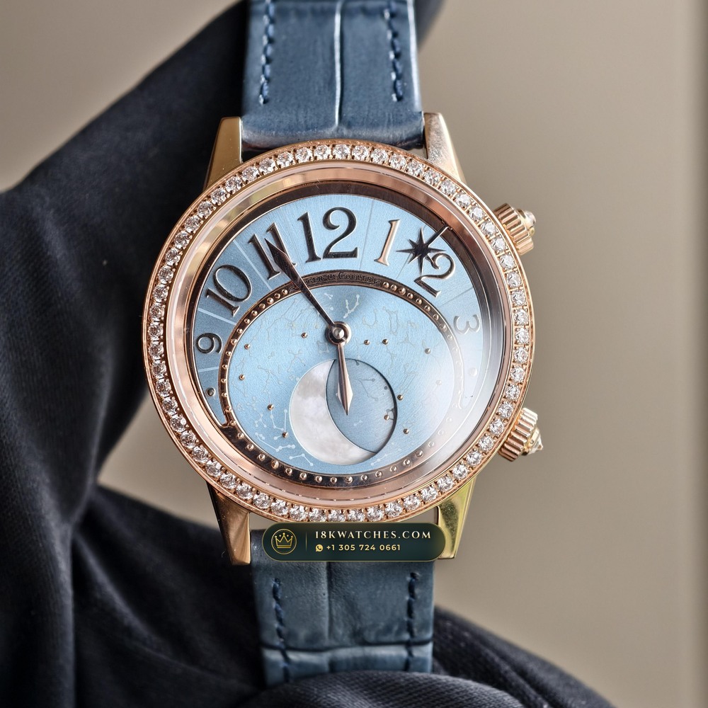 Jaeger-LeCoultre Rendez-Vous Night & Day 36mm Diamond Bezel 18K Rose Gold Ref. Q3522480