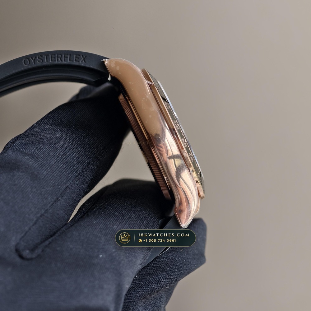 Rolex Cosmograph Daytona 18K Everose Gold Deep Crystal Optics Ref. 126515LN — Studio Gallery Plate IV in 18K Rose Gold Au750 (160.1g Verified Mass, Rolex Manufacture Cal. 4131 - 72h Power Reserve)