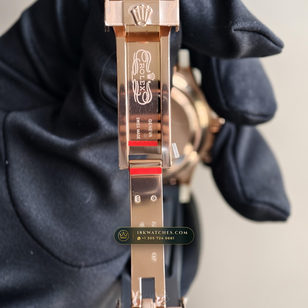 Rolex Cosmograph Daytona 18K Everose Gold Deep Crystal Optics Ref. 126515LN — Studio Gallery Plate VI in 18K Rose Gold Au750 (160.1g Verified Mass, Rolex Manufacture Cal. 4131 - 72h Power Reserve)