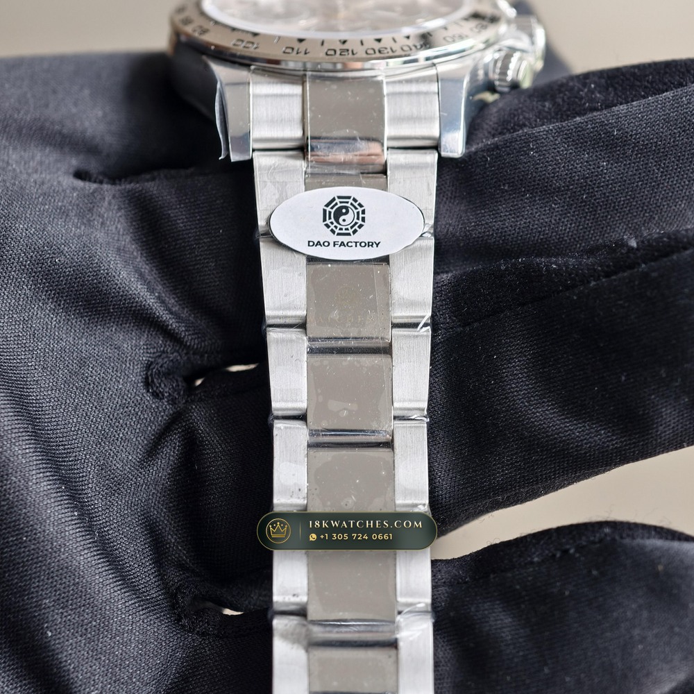 Rolex Cosmograph Daytona 18K White Gold Deep Crystal Optics Ref. 126509 — Studio Gallery Plate VI in 18K White Gold Au750 (216.3g Verified Mass, Rolex Manufacture Cal. 4131 - 72h Power Reserve)