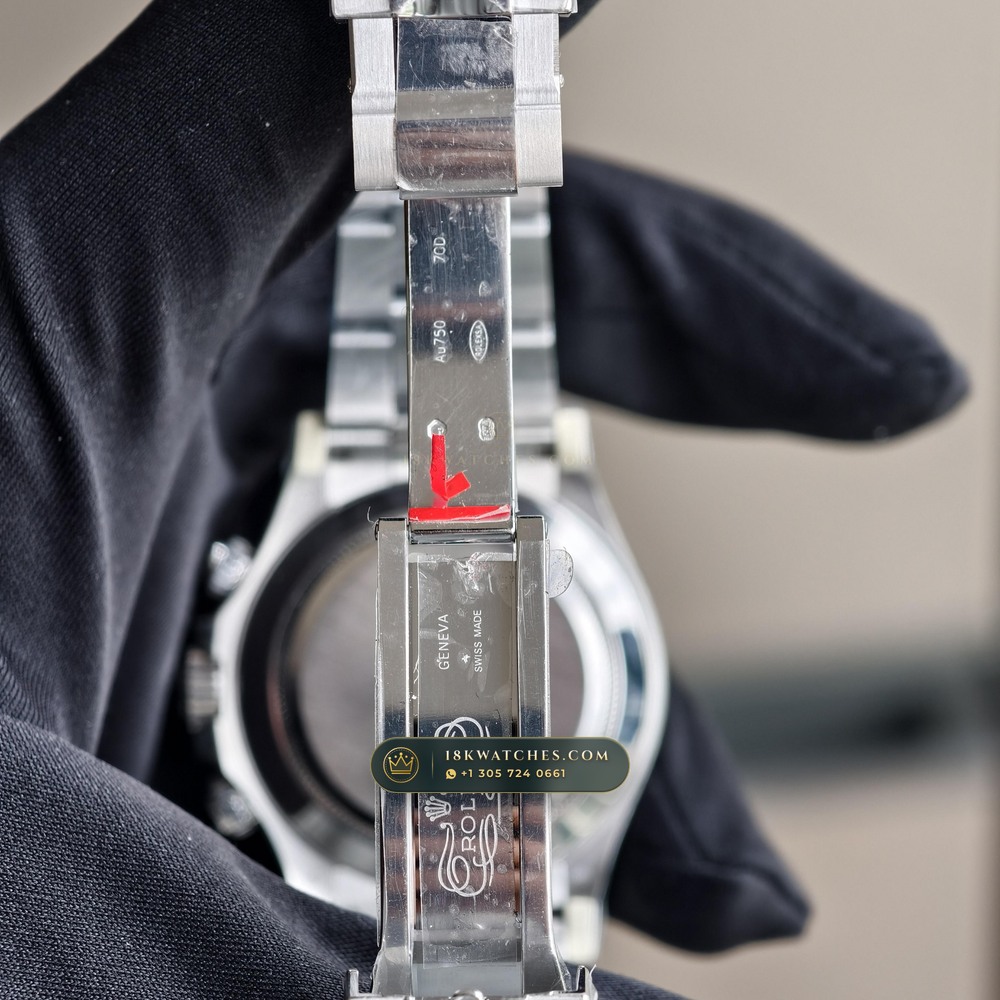 Rolex Cosmograph Daytona 18K White Gold Deep Crystal Optics Ref. 126509 — Studio Gallery Plate VII in 18K White Gold Au750 (216.3g Verified Mass, Rolex Manufacture Cal. 4131 - 72h Power Reserve)