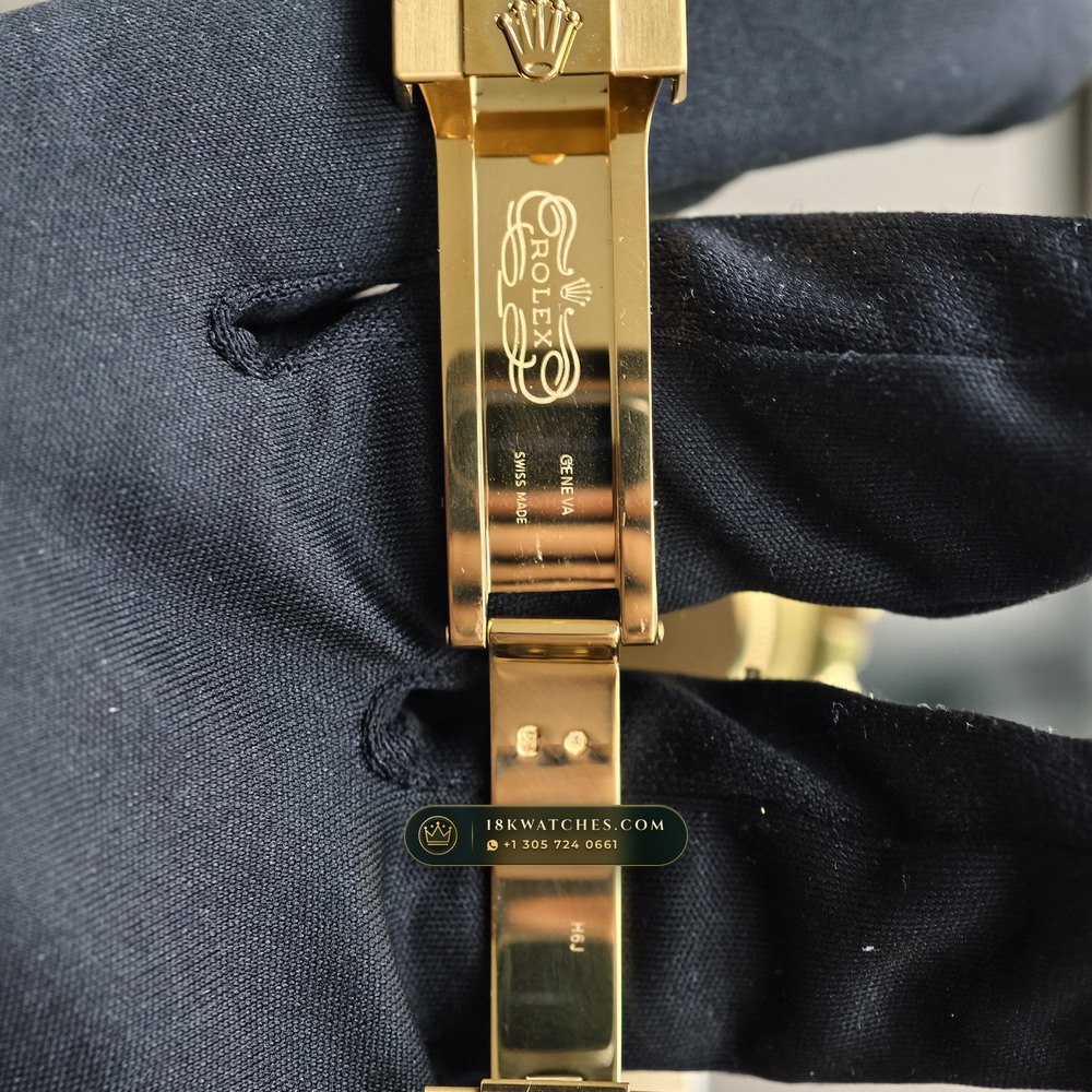 Rolex Cosmograph Daytona 18K Yellow Gold Ref. 116508 — Studio Gallery Plate X in 18K Yellow Gold Au750 (216.4g Verified Mass, Rolex Manufacture Cal. 4130 - 72h Power Reserve)