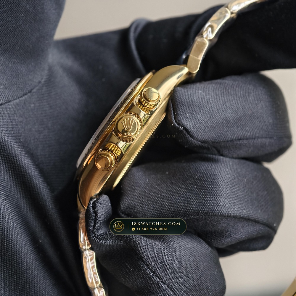 Rolex Cosmograph Daytona 18K Yellow Gold Ref. 116508 — Studio Gallery Plate VI in 18K Yellow Gold Au750 (216.4g Verified Mass, Rolex Manufacture Cal. 4130 - 72h Power Reserve)
