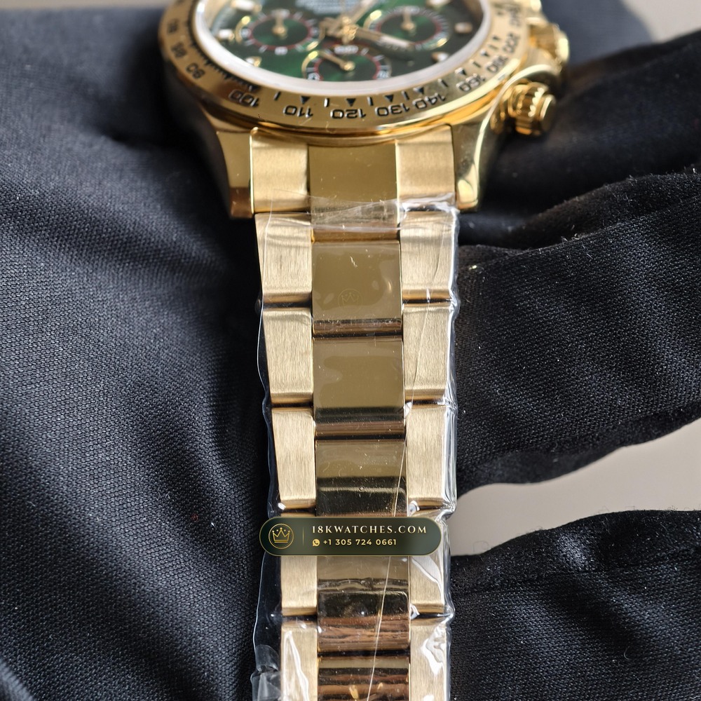 Rolex Cosmograph Daytona 18K Yellow Gold Ref. 116508 — Studio Gallery Plate VIII in 18K Yellow Gold Au750 (216.4g Verified Mass, Rolex Manufacture Cal. 4130 - 72h Power Reserve)