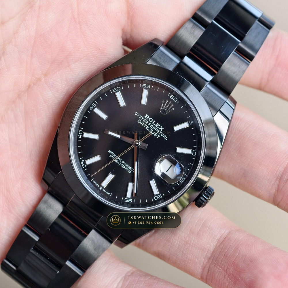 Rolex Datejust 41 Ref. 126300 — Studio Gallery Plate III in 904L Stainless Steel Custom Architecture (136.1g Verified Mass, Rolex Manufacture Cal. 3235 - 70h Power Reserve)