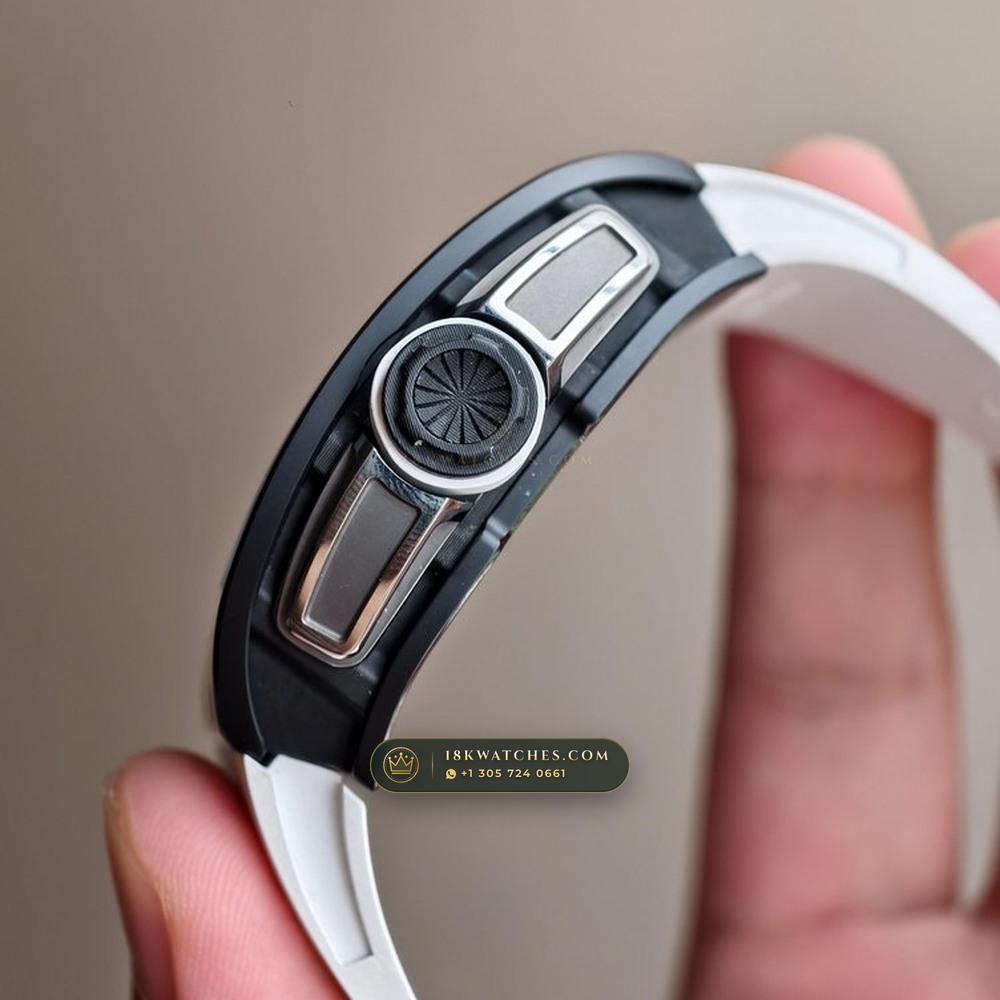 Richard Mille RM 61-01 Yohan Blake Asymmetric Carbon TPT Skeleton — Studio Gallery Plate VI in Carbon TPT & Grade 5 Titanium (55.6g Verified Mass, Richard Mille Cal. RMUL2 Free-Sprung Skeleton)