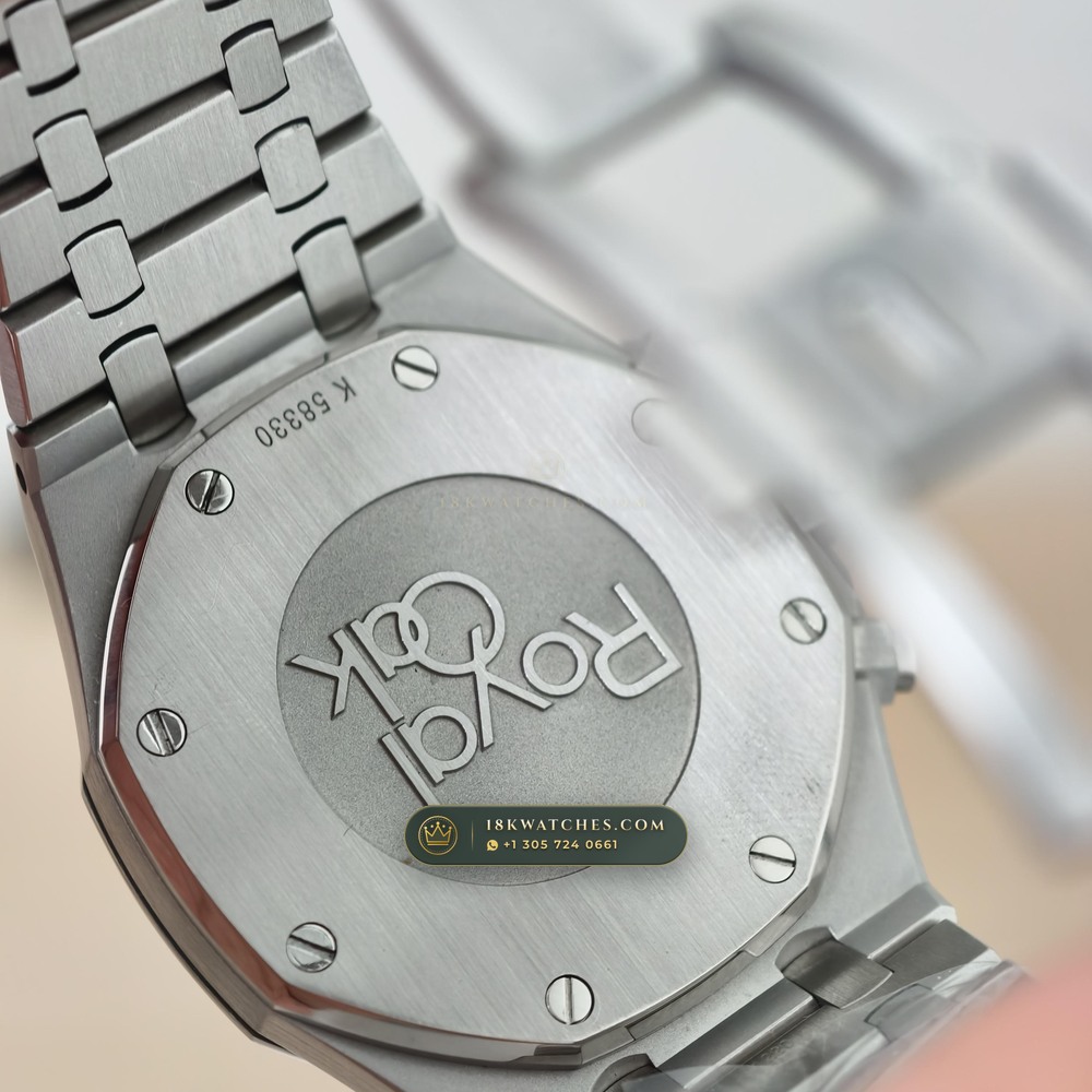 Audemars Piguet Royal Oak Selfwinding Chronograph 41mm Ref. 26331ST — Studio Gallery Plate VI in 904L Stainless Steel Custom Architecture (180.7g Verified Mass, Audemars Piguet Cal. 2385 Column-Wheel Chronograph)