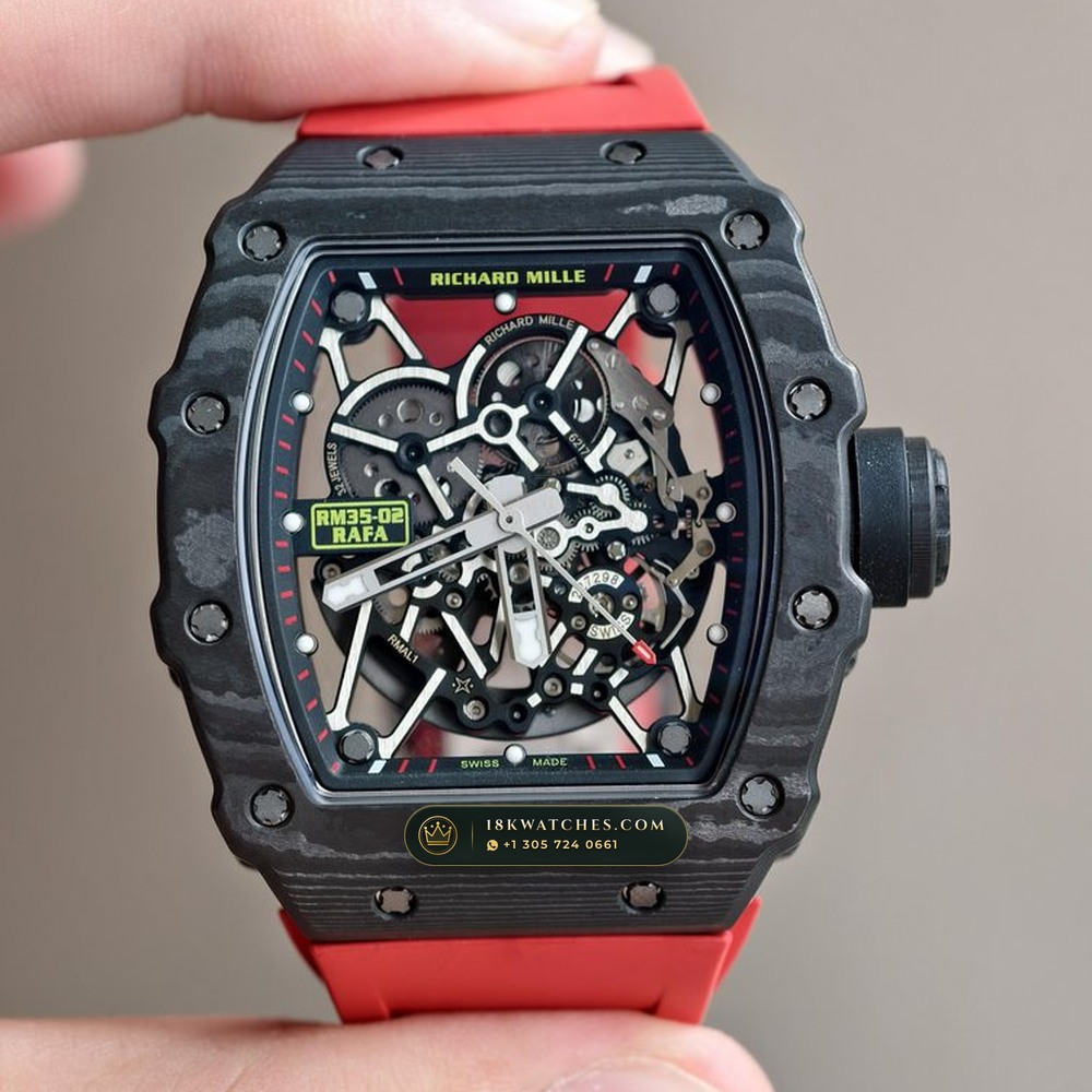Richard Mille RM 35-02 Rafael Nadal Automatic Carbon TPT Skeleton