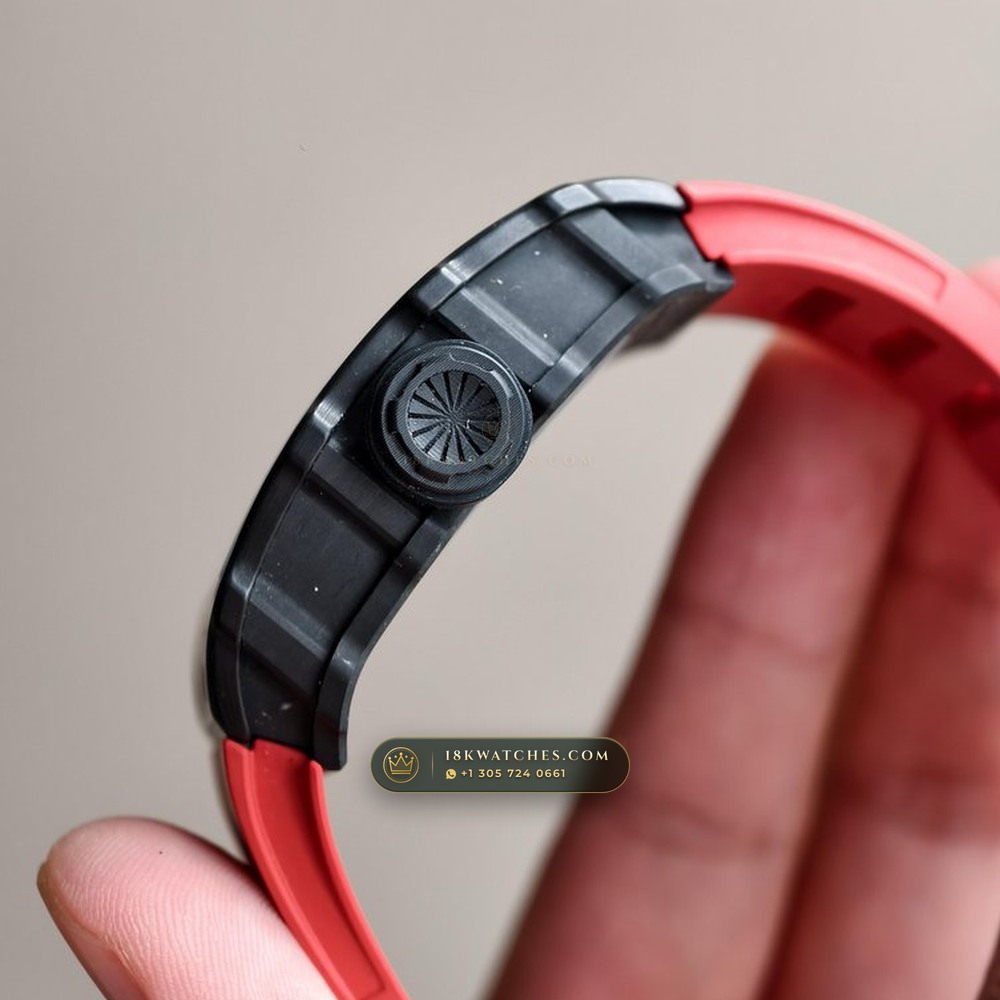 Richard Mille RM 35-02 Rafael Nadal Automatic Carbon TPT Skeleton — Studio Gallery Plate VI in Carbon TPT & Grade 5 Titanium (50.2g Verified Mass, Richard Mille Cal. RMAL1 Variable-Geometry Rotor)
