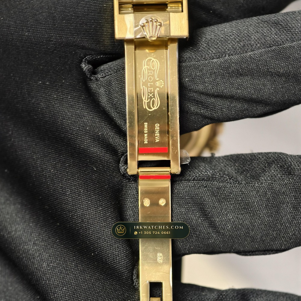 Rolex Cosmograph Daytona 18K Yellow Gold Deep Crystal Optics Ref. 126518LN — Studio Gallery Plate VII in 18K Yellow Gold Au750 (160.7g Verified Mass, Rolex Manufacture Cal. 4131 - 72h Power Reserve)