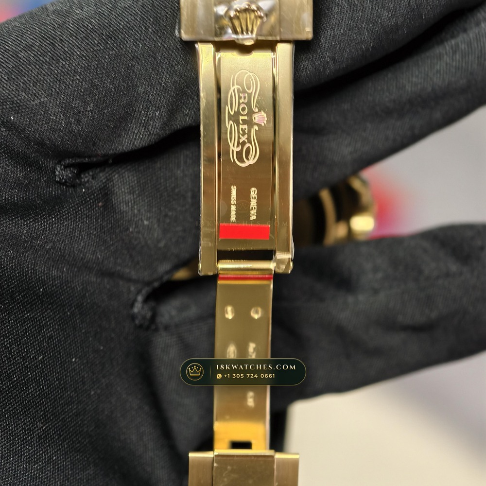 Rolex Cosmograph Daytona 18K Yellow Gold Deep Crystal Optics Ref. 116518LN — Studio Gallery Plate VIII in 18K Yellow Gold Au750 (160.7g Verified Mass, Rolex Manufacture Cal. 4130 - 72h Power Reserve)