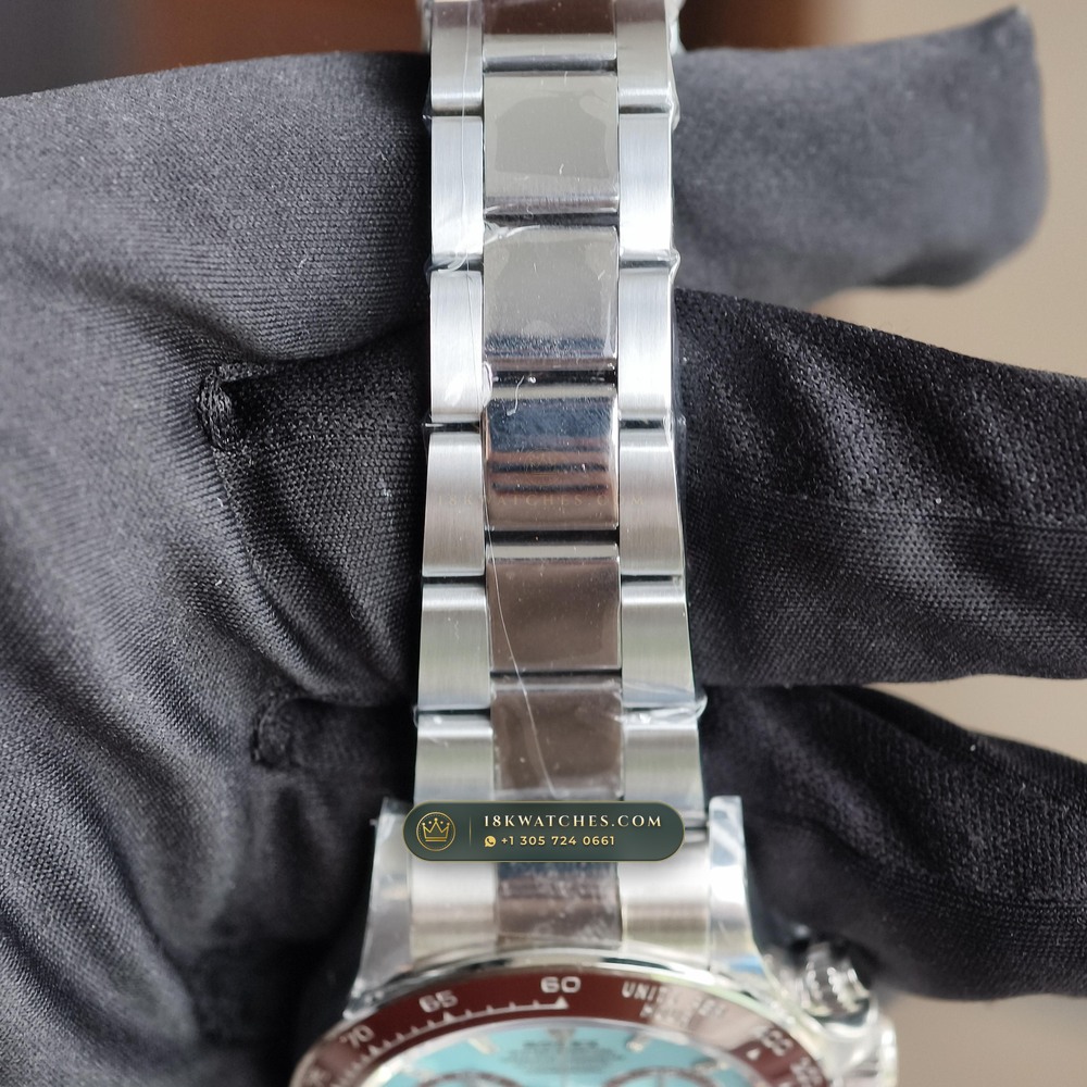Rolex Cosmograph Daytona Platona Ice-Blue Dial 950 Platinum Ref. 126506 — Studio Gallery Plate VII in 950 Platinum Pt950 (282.1g Verified Mass, Rolex Manufacture Cal. 4131 - 72h Power Reserve)