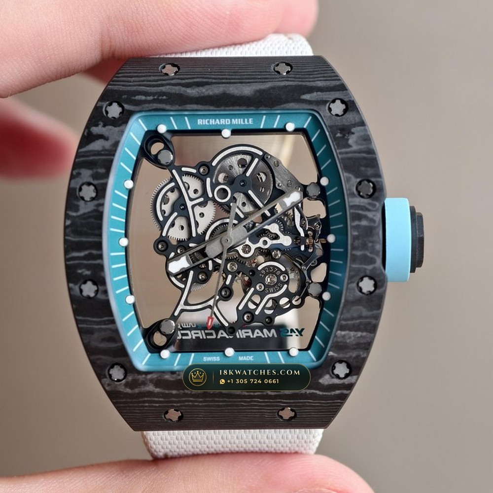 Richard Mille RM 055 Bubba Watson Yas Marina Carbon TPT & Turquoise