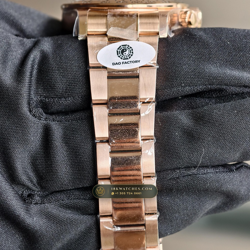 Rolex Cosmograph Daytona 18K Everose Gold Chronometer Regulated Spec Ref. 126505 — Studio Gallery Plate VI in 18K Rose Gold Au750 (216.6g Verified Mass, Rolex Manufacture Cal. 4131 - 72h Power Reserve)
