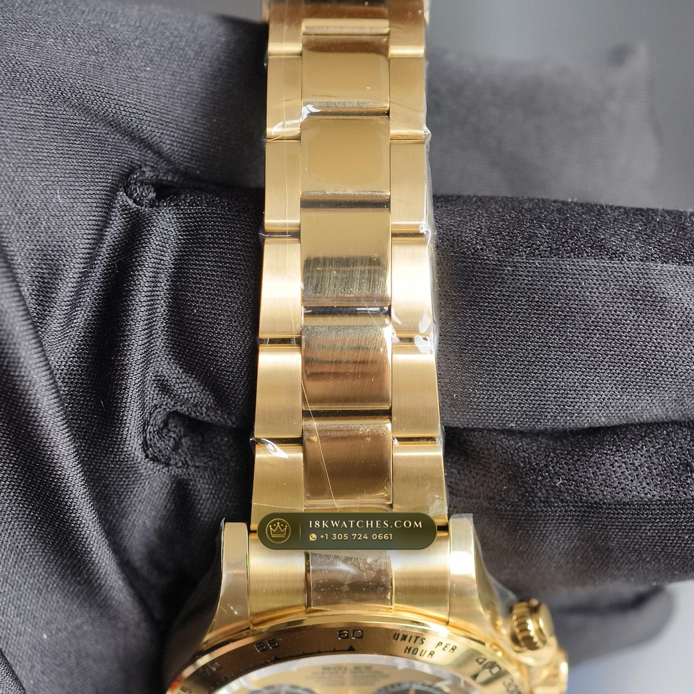 Rolex Cosmograph Daytona 18K Yellow Gold Chronometer Regulated Spec Ref. 126508 — Studio Gallery Plate V in 18K Yellow Gold Au750 (216.5g Verified Mass, Rolex Manufacture Cal. 4131 - 72h Power Reserve)