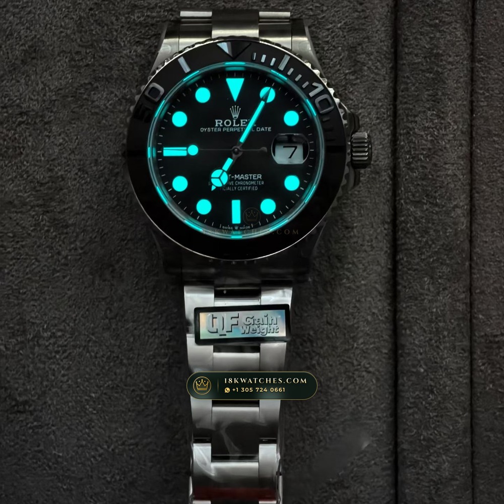 Rolex Yacht-Master 42 RLX Titanium Matte Black Dial Ref. 226627 — Studio Gallery Plate IX in Grade 5 Titanium Monobloc (101.5g Verified Mass, Rolex Manufacture Cal. 3235 - 70h Power Reserve)