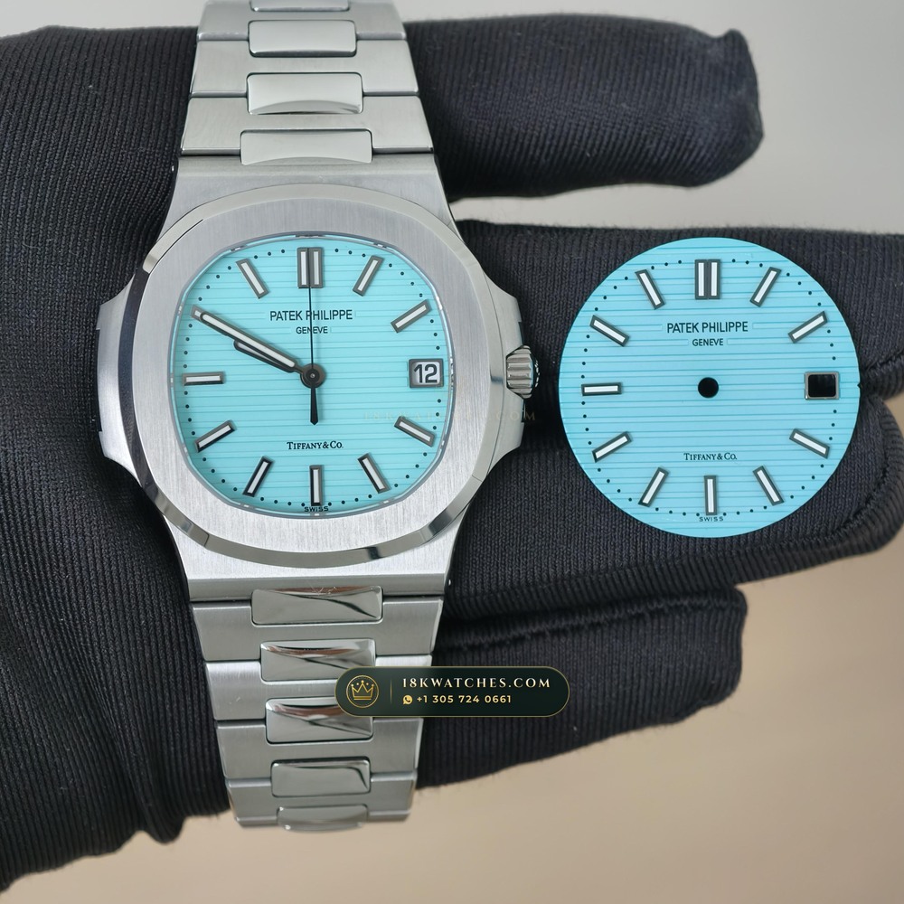 Patek Philippe Nautilus Self-Winding Tiffany Blue Dial Geneva Atelier Spec Ref. 5711/1A-018