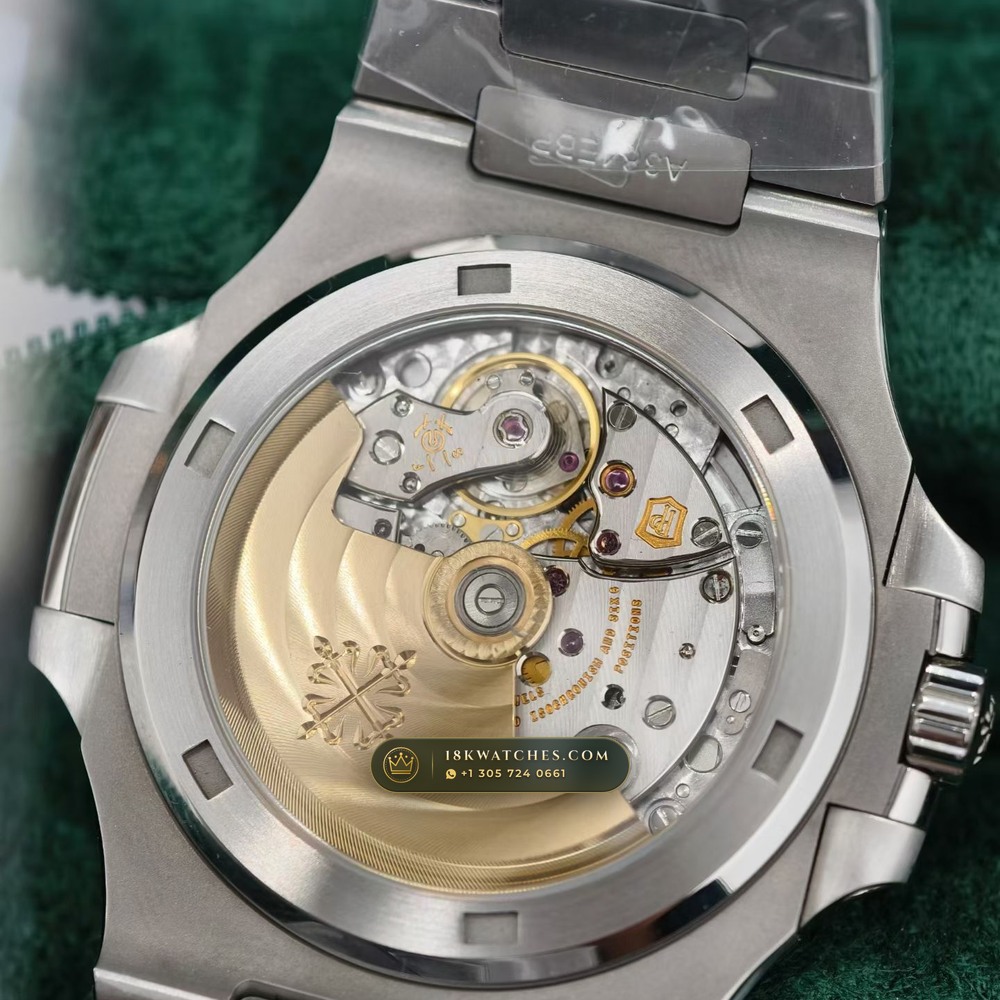 Patek Philippe Nautilus Self-Winding Geneva Atelier Spec Ref. 5711A — Studio Gallery Plate VIII in 904L Stainless Steel Custom Architecture (115.1g Verified Mass, Patek Philippe Cal. 26-330 S C / Cal. 324 S C - 21K Gold Rotor)