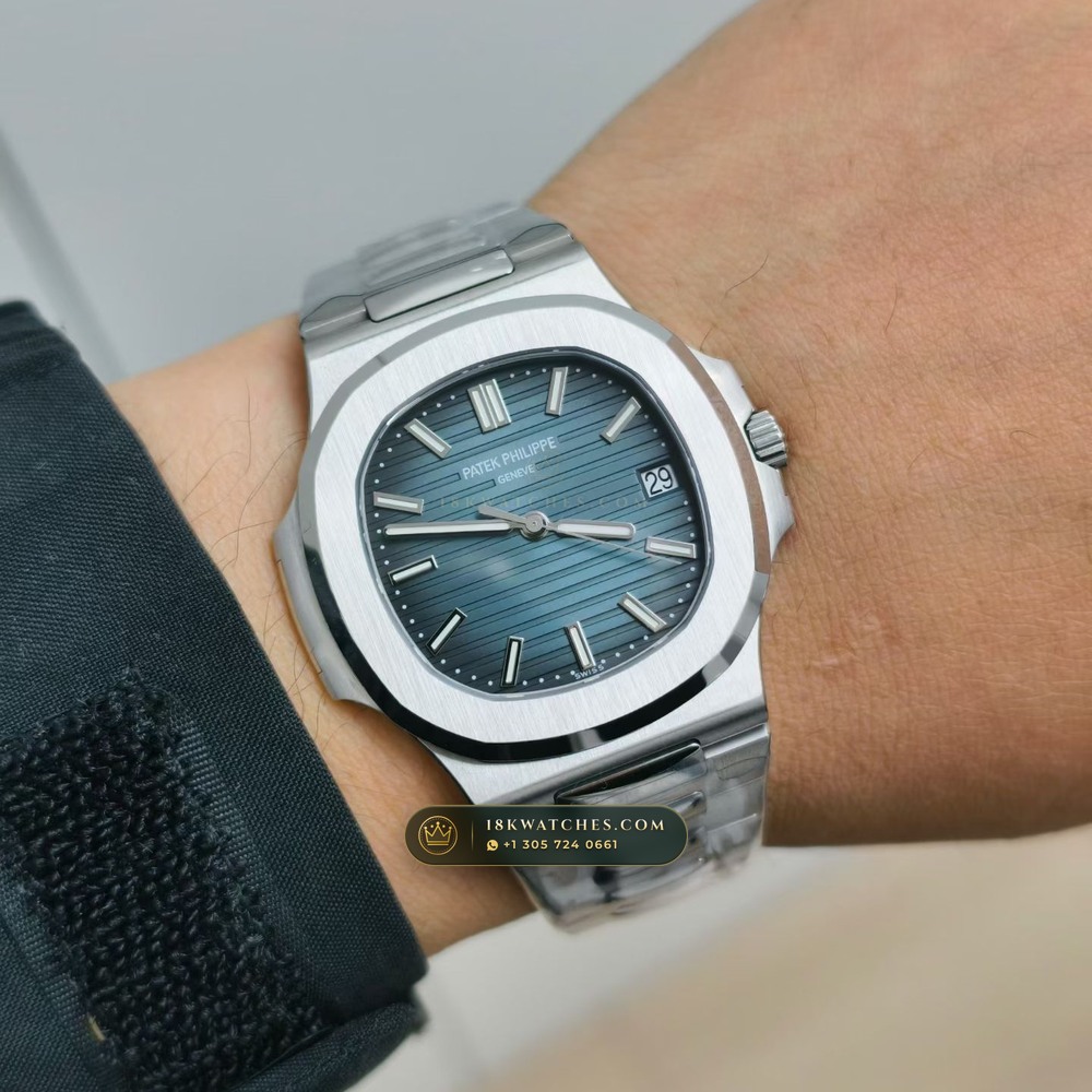 Patek Philippe Nautilus Self-Winding Geneva Atelier Spec Ref. 5711A — Studio Gallery Plate IX in 904L Stainless Steel Custom Architecture (115.1g Verified Mass, Patek Philippe Cal. 26-330 S C / Cal. 324 S C - 21K Gold Rotor)