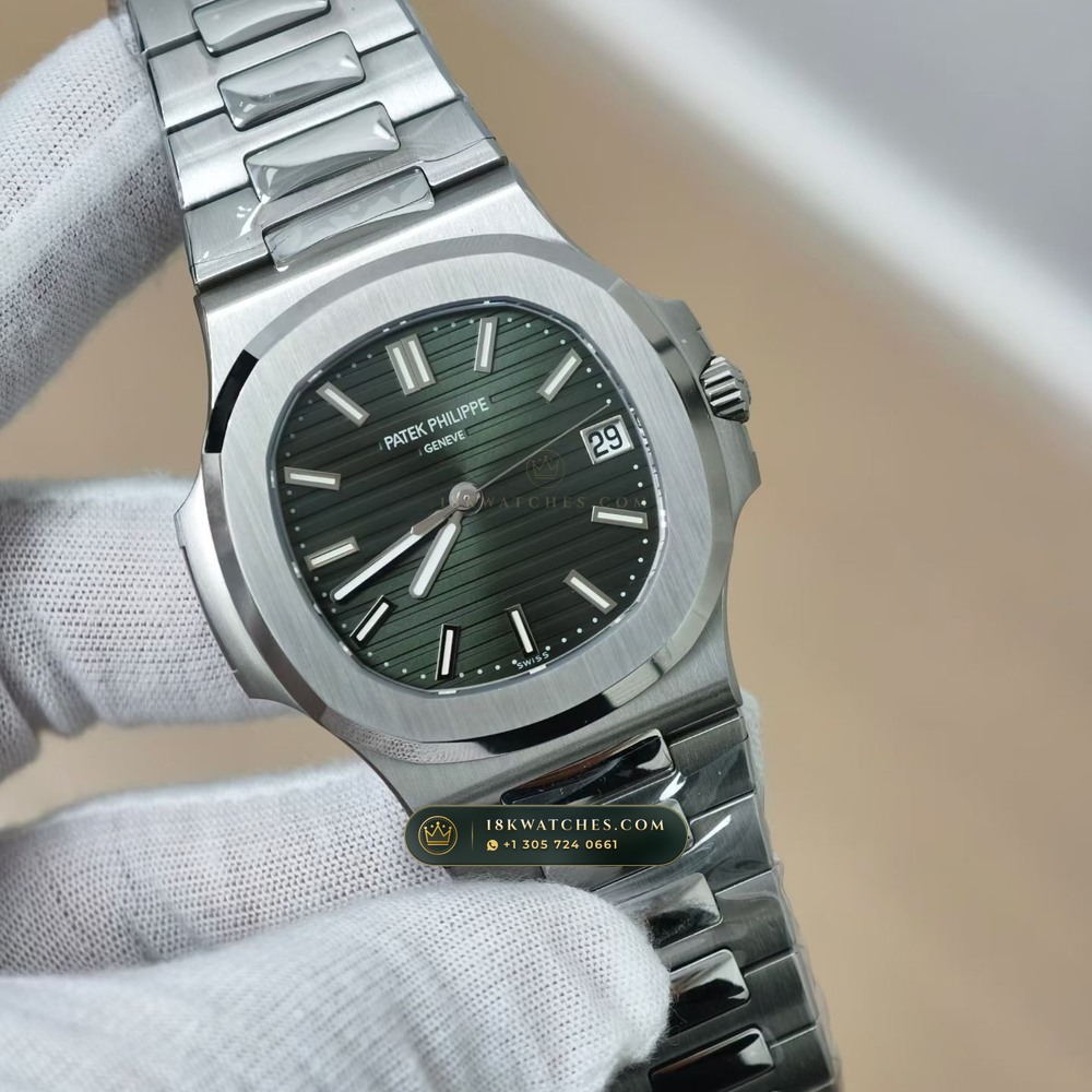 Patek Philippe Nautilus Self-Winding Chronometer Regulated Spec Ref. 5711A — Studio Gallery Plate II in 904L Stainless Steel Custom Architecture (114.8g Verified Mass, Patek Philippe Cal. 26-330 S C / Cal. 324 S C - 21K Gold Rotor)
