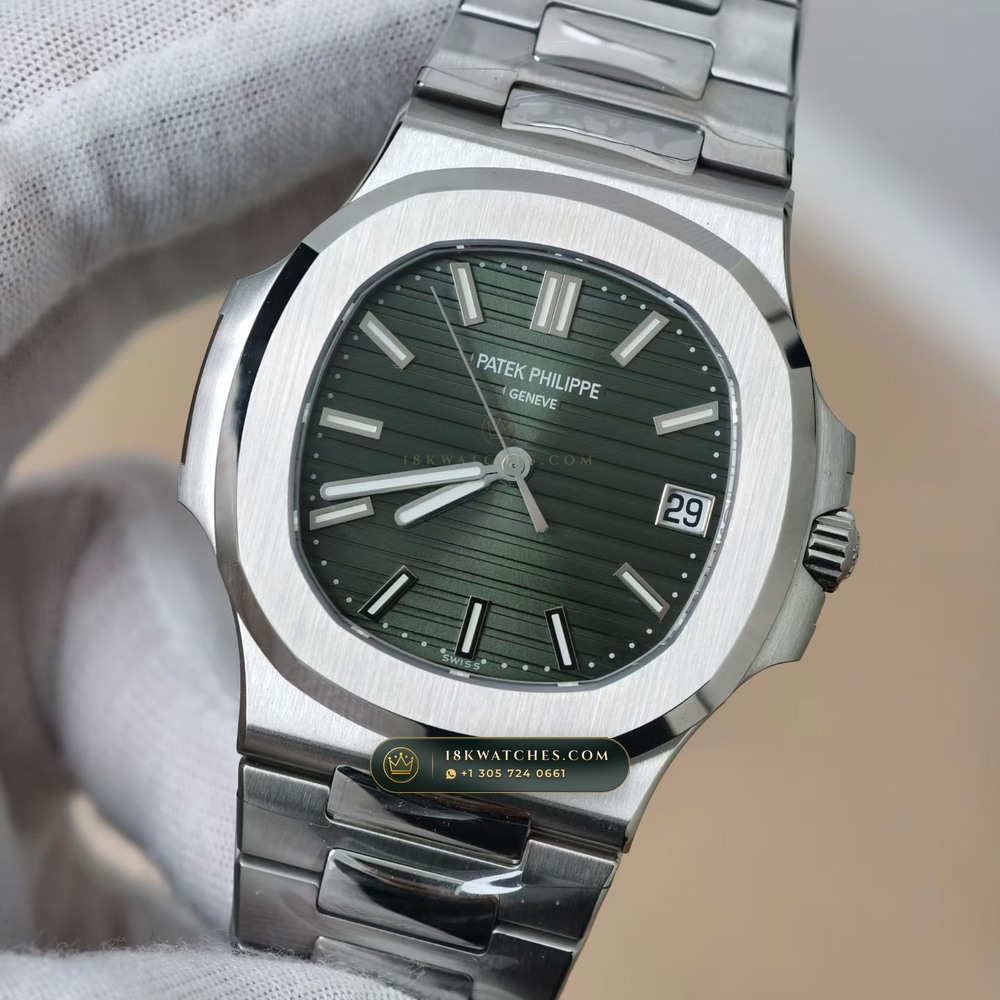 Patek Philippe Nautilus Self-Winding Chronometer Regulated Spec Ref. 5711A — Studio Gallery Plate III in 904L Stainless Steel Custom Architecture (114.8g Verified Mass, Patek Philippe Cal. 26-330 S C / Cal. 324 S C - 21K Gold Rotor)