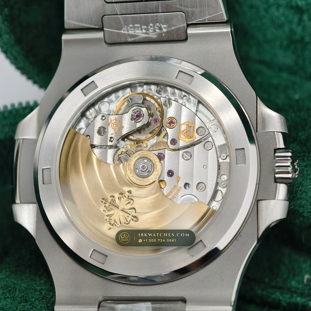 Patek Philippe Nautilus Self-Winding Chronometer Regulated Spec Ref. 5711A — Studio Gallery Plate VIII in 904L Stainless Steel Custom Architecture (114.8g Verified Mass, Patek Philippe Cal. 26-330 S C / Cal. 324 S C - 21K Gold Rotor)