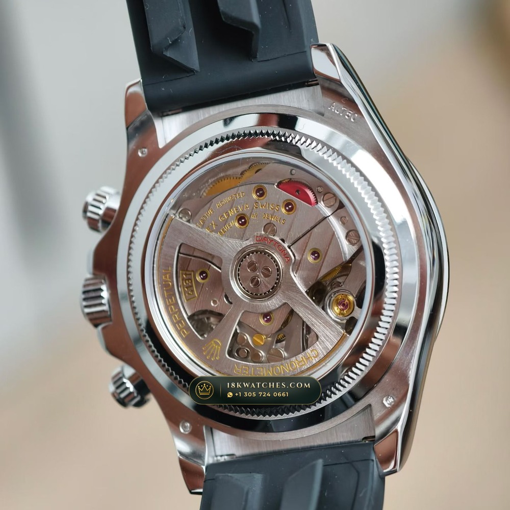 Rolex Cosmograph Daytona Gibeon Meteorite Dial 18K White Gold Free-Sprung Calibre Ref. 126519 — Studio Gallery Plate VI in 18K White Gold Au750 (160.7g Verified Mass, Rolex Manufacture Cal. 4131 - 72h Power Reserve)