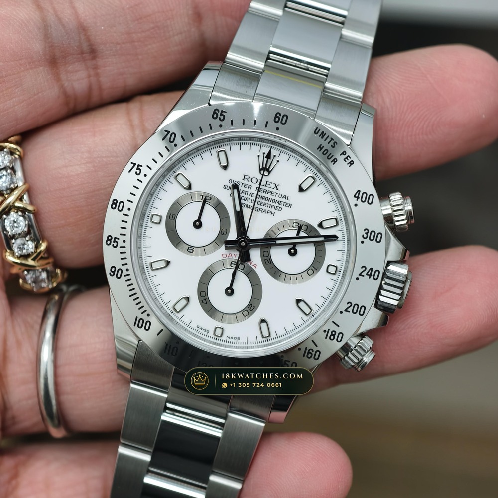 Rolex Cosmograph Daytona Deep Crystal Optics Ref. 116520 — Studio Gallery Plate II in 904L Stainless Steel Custom Architecture (143.6g Verified Mass, Rolex Manufacture Cal. 4130 - 72h Power Reserve)