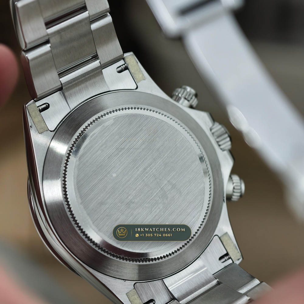 Rolex Cosmograph Daytona Deep Crystal Optics Ref. 116520 — Studio Gallery Plate V in 904L Stainless Steel Custom Architecture (143.6g Verified Mass, Rolex Manufacture Cal. 4130 - 72h Power Reserve)