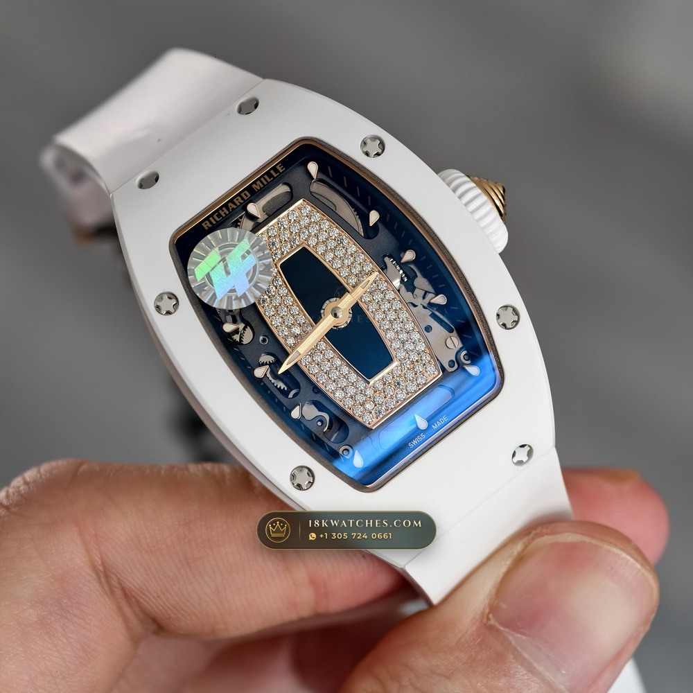 Richard Mille RM 07-01 Automatic Tonneau — Studio Gallery Plate II in Carbon TPT & Grade 5 Titanium (58.1g Verified Mass, Richard Mille Cal. CRMA2 Variable-Geometry Rotor)