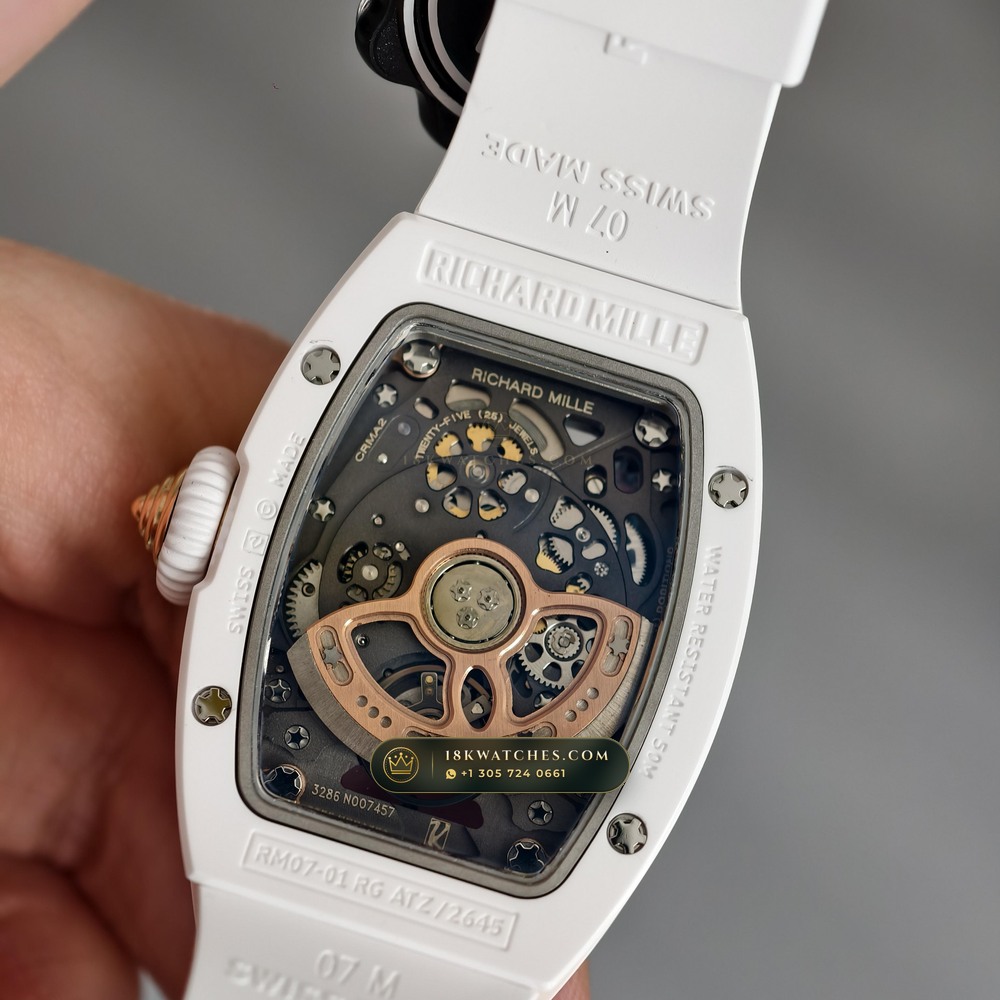 Richard Mille RM 07-01 Automatic Tonneau — Studio Gallery Plate VII in Carbon TPT & Grade 5 Titanium (58.1g Verified Mass, Richard Mille Cal. CRMA2 Variable-Geometry Rotor)