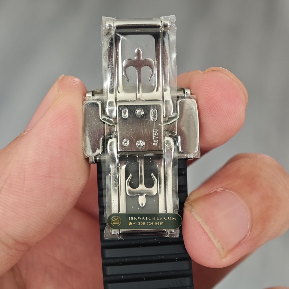 Patek Philippe Aquanaut Jumbo 42.2mm 18K White Gold Hand-Finished Buff Dial Ref. 5168G — Studio Gallery Plate VIII in 18K White Gold Au750 (120.8g Verified Mass, Patek Philippe Cal. 324 S C - 21K Gold Rotor)