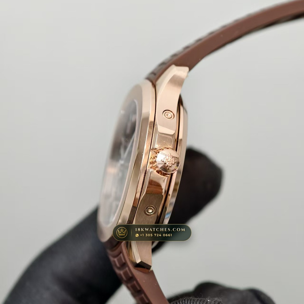 Patek Philippe Aquanaut Luce Annual Calendar 18K Rose Gold Geneva Atelier Spec Ref. 5261R-001 — Studio Gallery Plate V in 18K Rose Gold Au750 (104.9g Verified Mass, Patek Philippe Cal. 26-330 S QA LU)