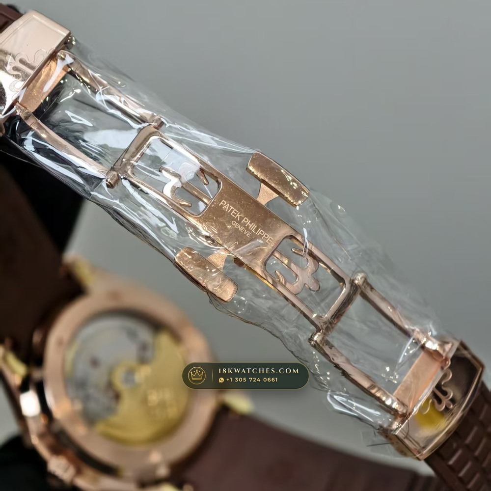 Patek Philippe Aquanaut Luce Annual Calendar 18K Rose Gold Geneva Atelier Spec Ref. 5261R-001 — Studio Gallery Plate VII in 18K Rose Gold Au750 (104.9g Verified Mass, Patek Philippe Cal. 26-330 S QA LU)