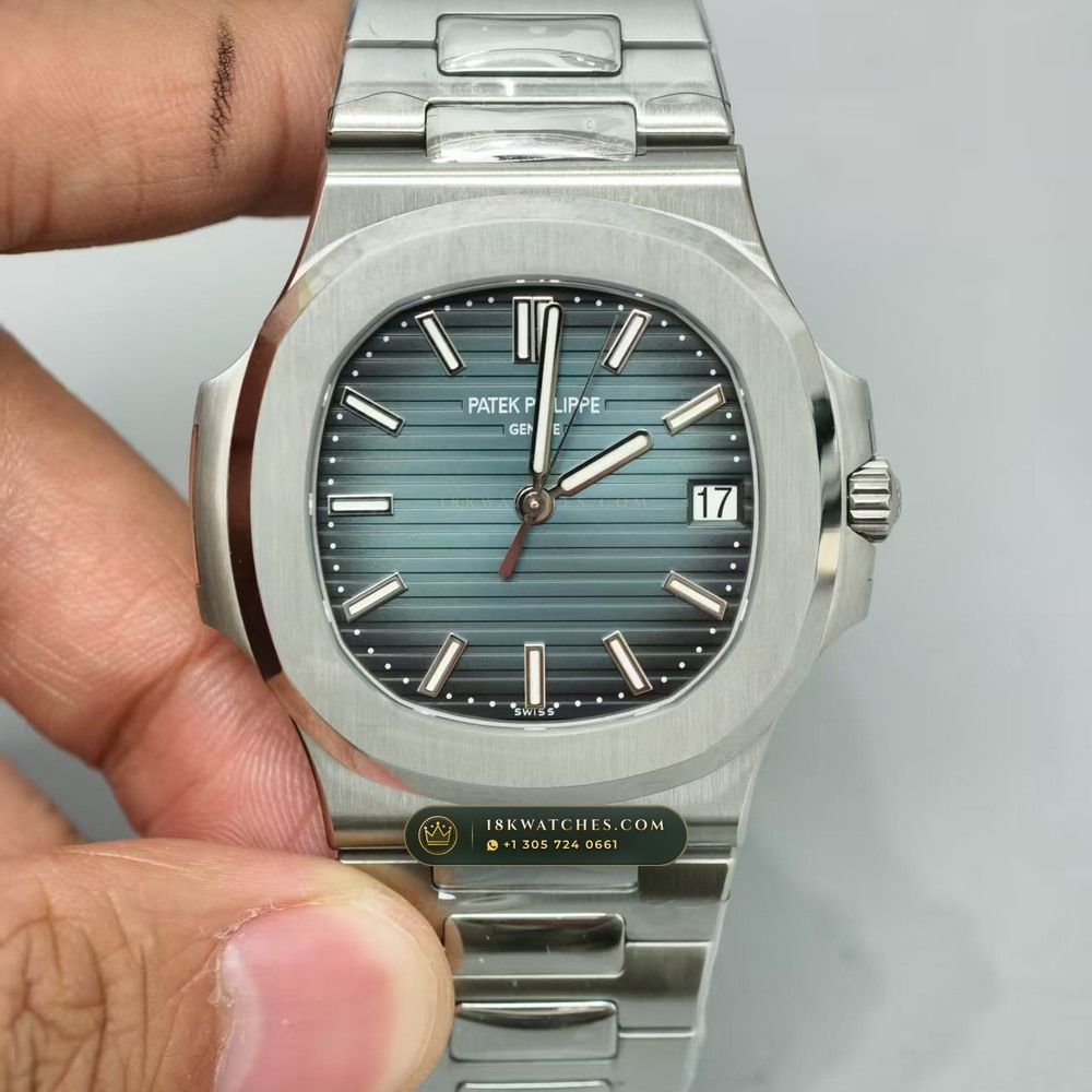 Patek Philippe Nautilus Self-Winding Custom SW Dial Deep Crystal Optics Ref. 5711/1A — Studio Gallery Plate II in 904L Stainless Steel Custom Architecture (115.2g Verified Mass, Patek Philippe Cal. 26-330 S C / Cal. 324 S C - 21K Gold Rotor)