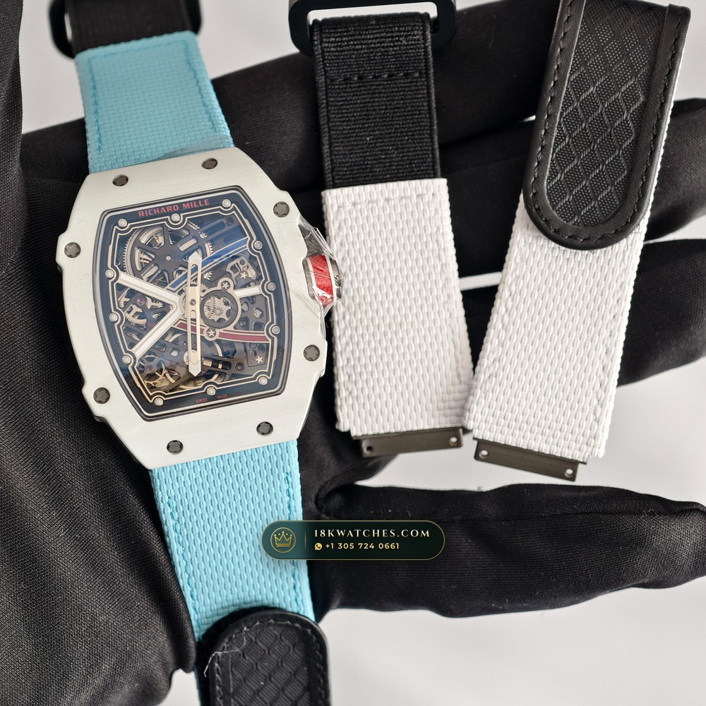 Richard Mille RM 67-02 Automatic Extra-Flat Alexis Pinturault White Quartz TPT